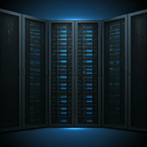 Secure data center server room
